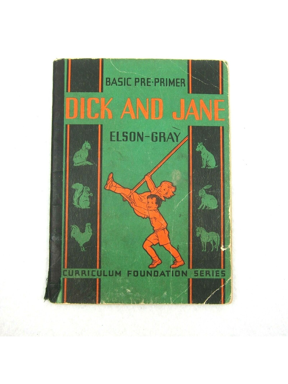 Vintage 1936 Dick and Jane Basic Primer Elson-Gray Curriculum Foundation Series